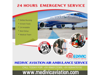 Take the most advanced Air Ambulance Service in Chennai by Medivic