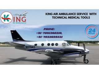 King Air Ambulance Services in Kolkata Obtain for Risk-Free Relocation