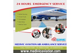 Take the most advanced Air Ambulance Service in Chennai by Medivic